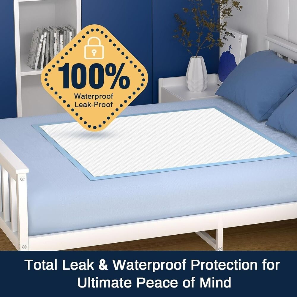 AAY 100pcs Disposable Underpads Size 30"X36" XXL Tear-Resistant Super Absorbent - Picture 7 of 8
